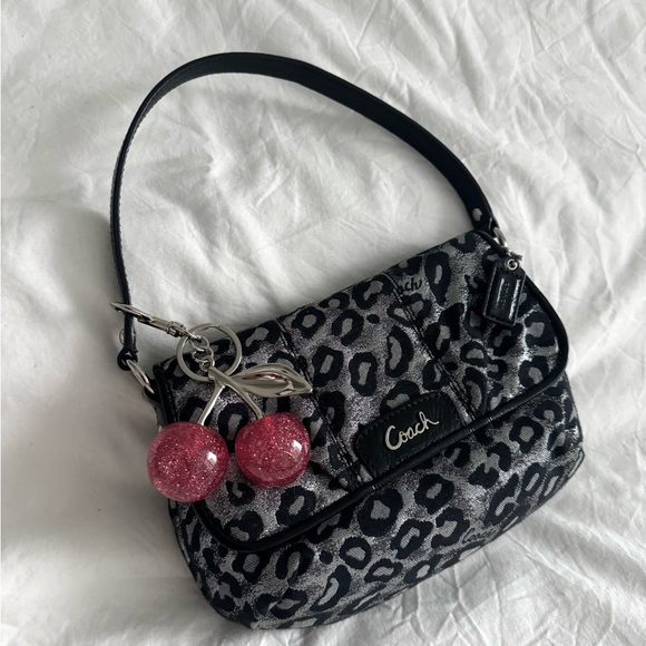 Coach Handbags - Coach Y2K Leopard Print Small Shoulder  Bag